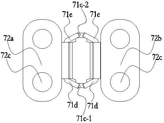 Stand column with bottom connected with foot plate support