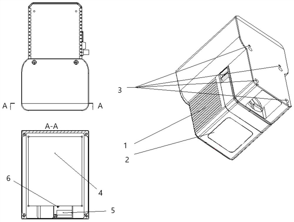 Autonomous positioning device and positioning method based on laser radar imaging