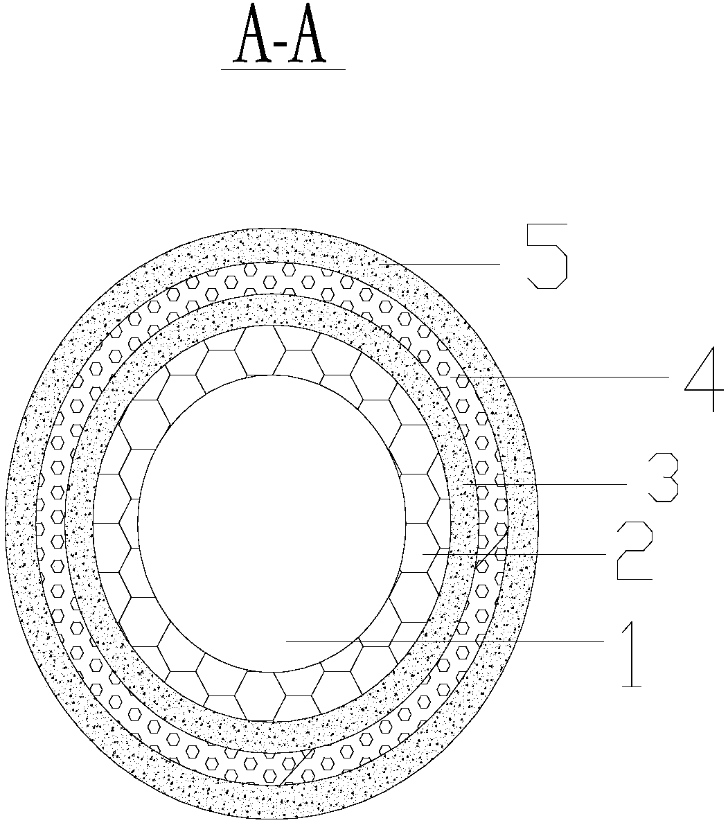 Common-type radar antenna cover and winding forming method