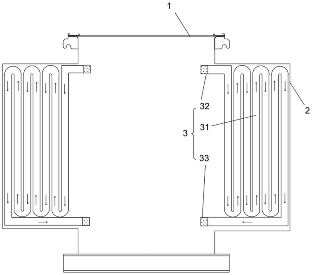 Oil-immersed transformer cooling device
