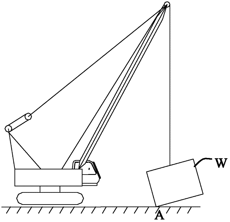 Method and device for controlling secondary hoisting of crane winch