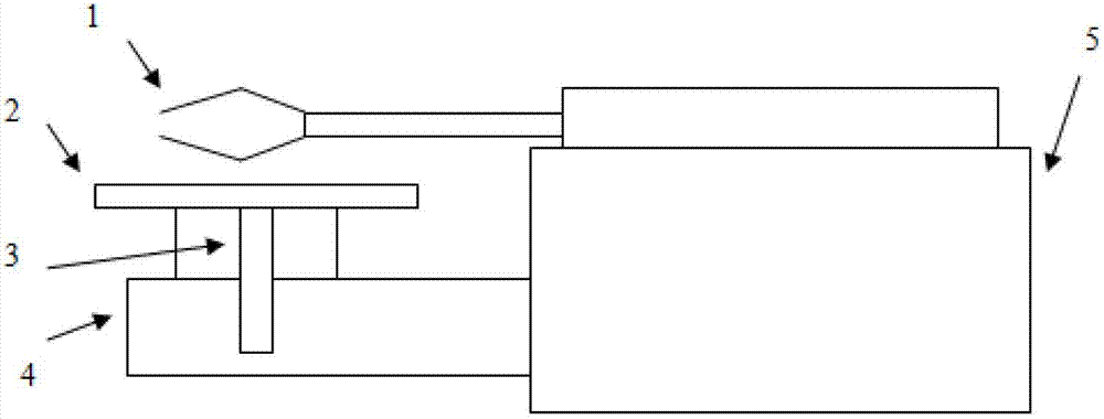 Automatic material taking system of die-casting machine with mould safety monitoring device and method for judging quality of casting pieces