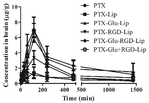 A dual brain tumor targeting lipid material and its application