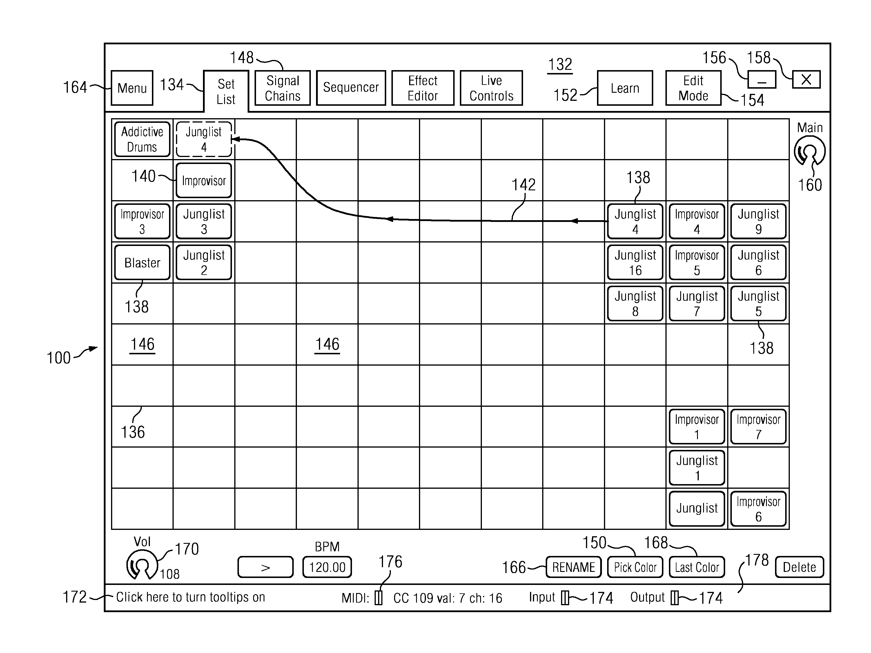 Universal music production system with multiple modes of operation