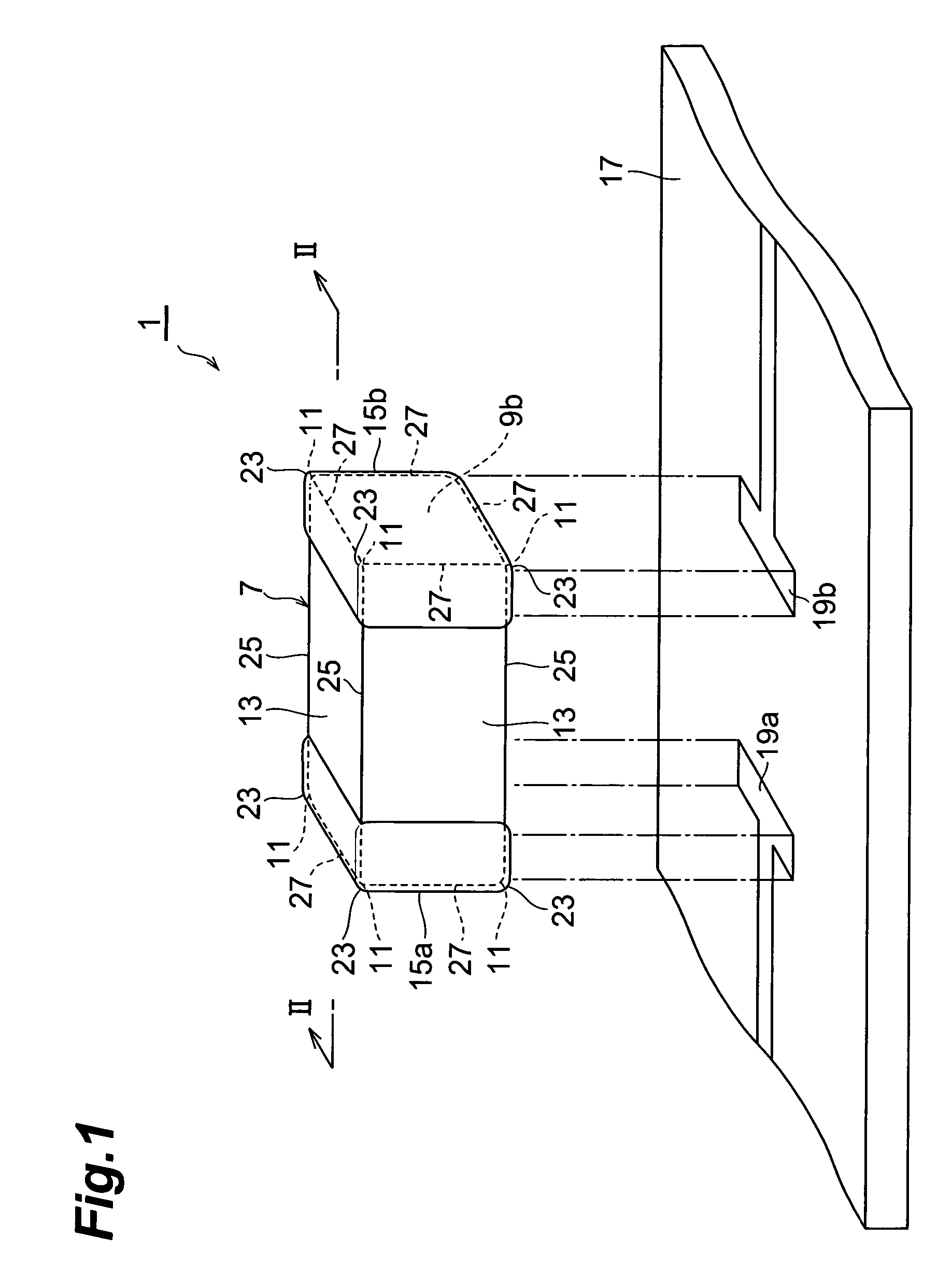 Surface mounted electronic component