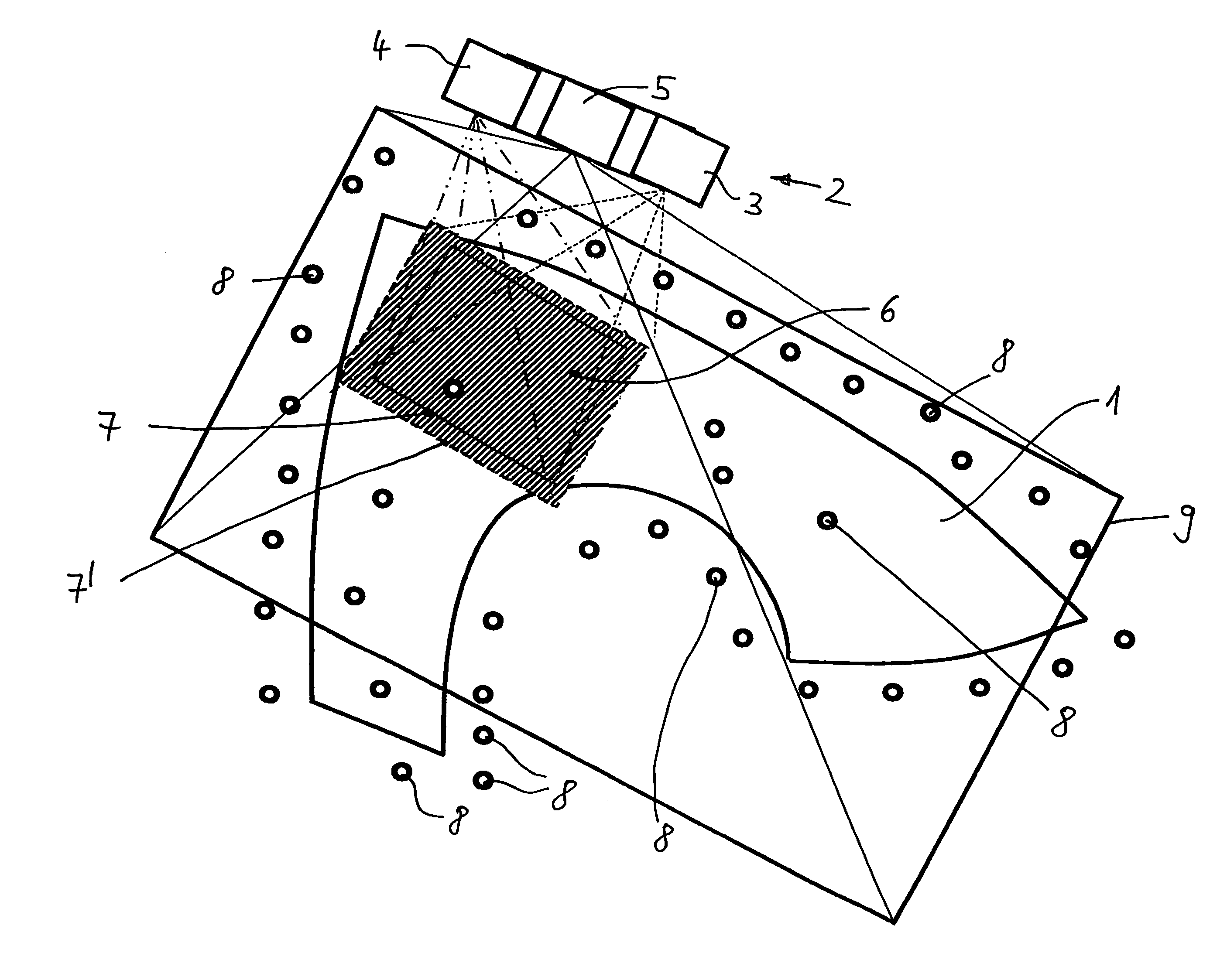 Method and apparatus for determining the 3D coordinates of an object