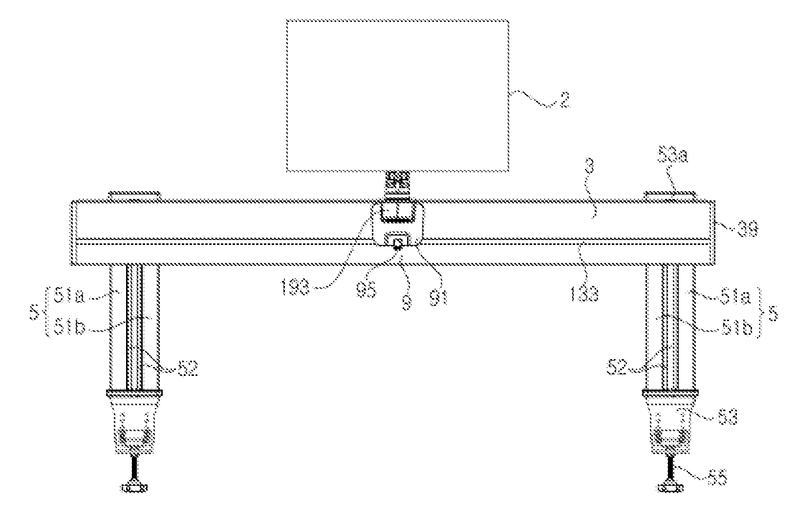 Hanger panel and hanger device using the same