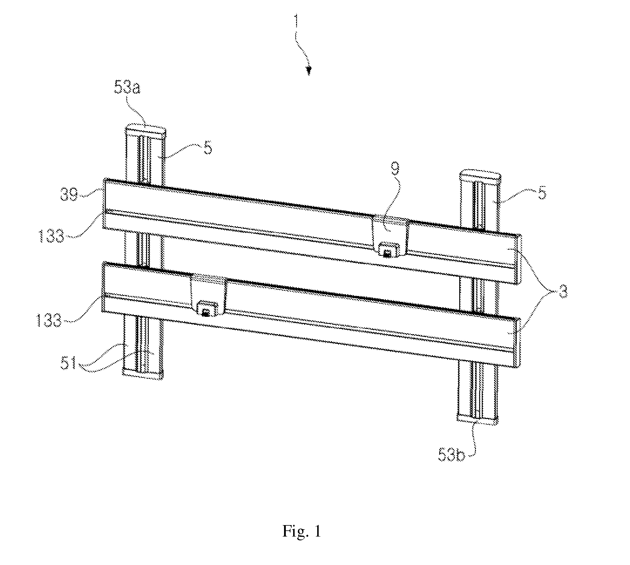 Hanger panel and hanger device using the same