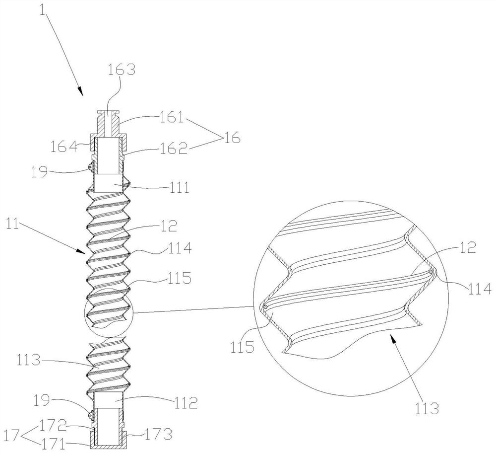 Pneumatic flexible driver and net capturing type pneumatic grabbing device