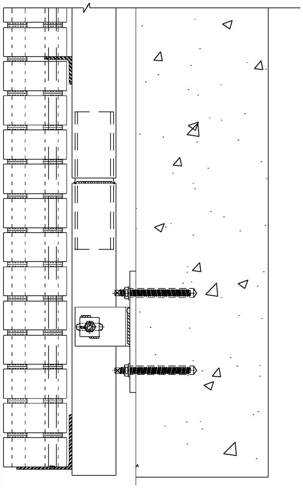 Dry hanging type bricklaying method adopting ceramic gaskets and perforated bricks as materials