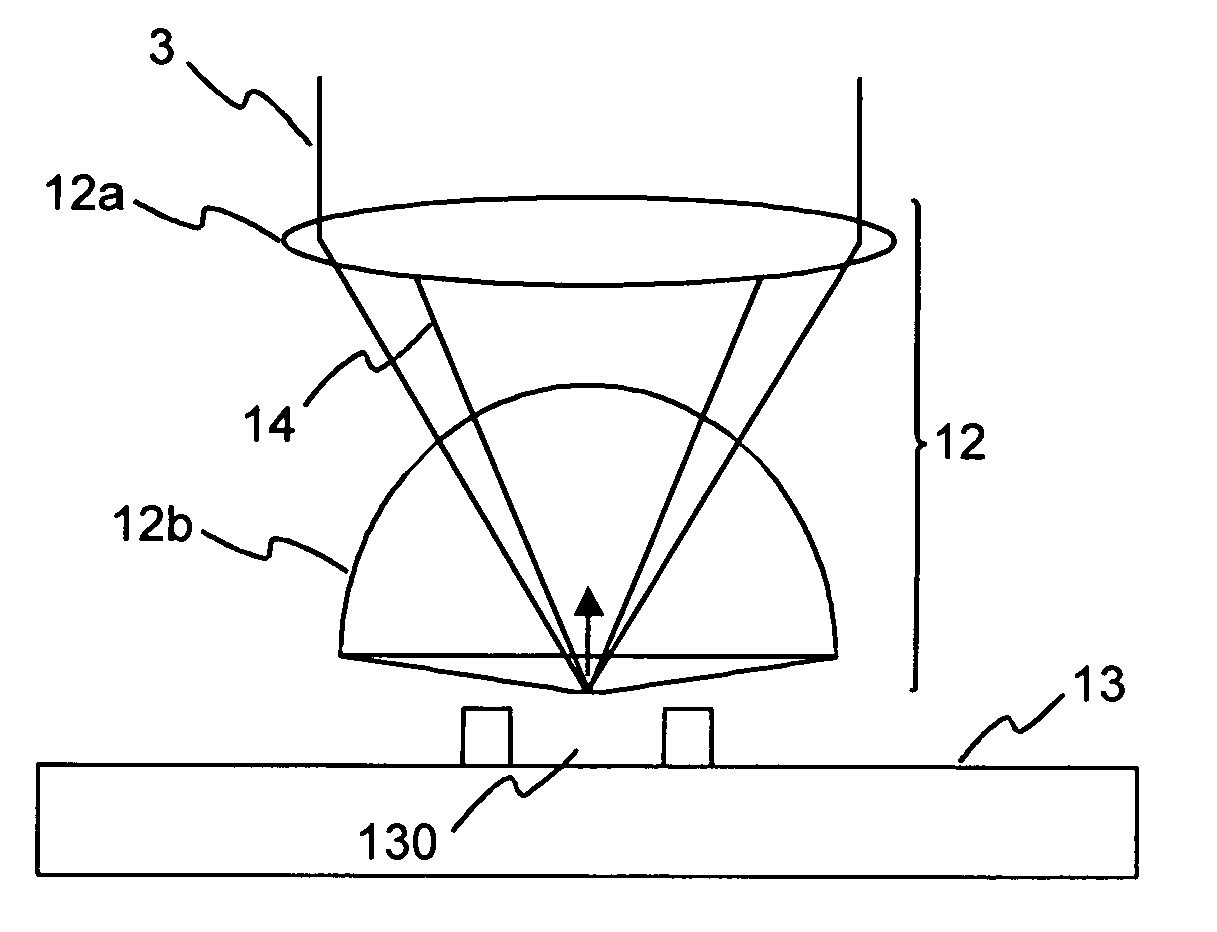 Near-field optical recording apparatus, method and medium