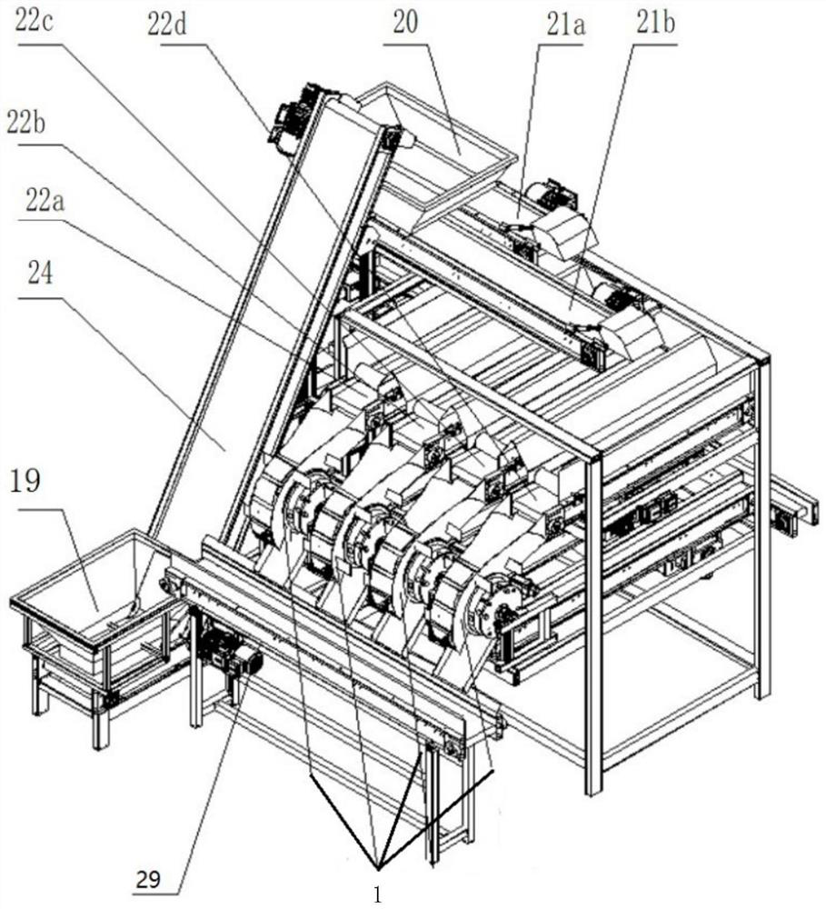 A sorting mechanism for vacuum adsorption sorting