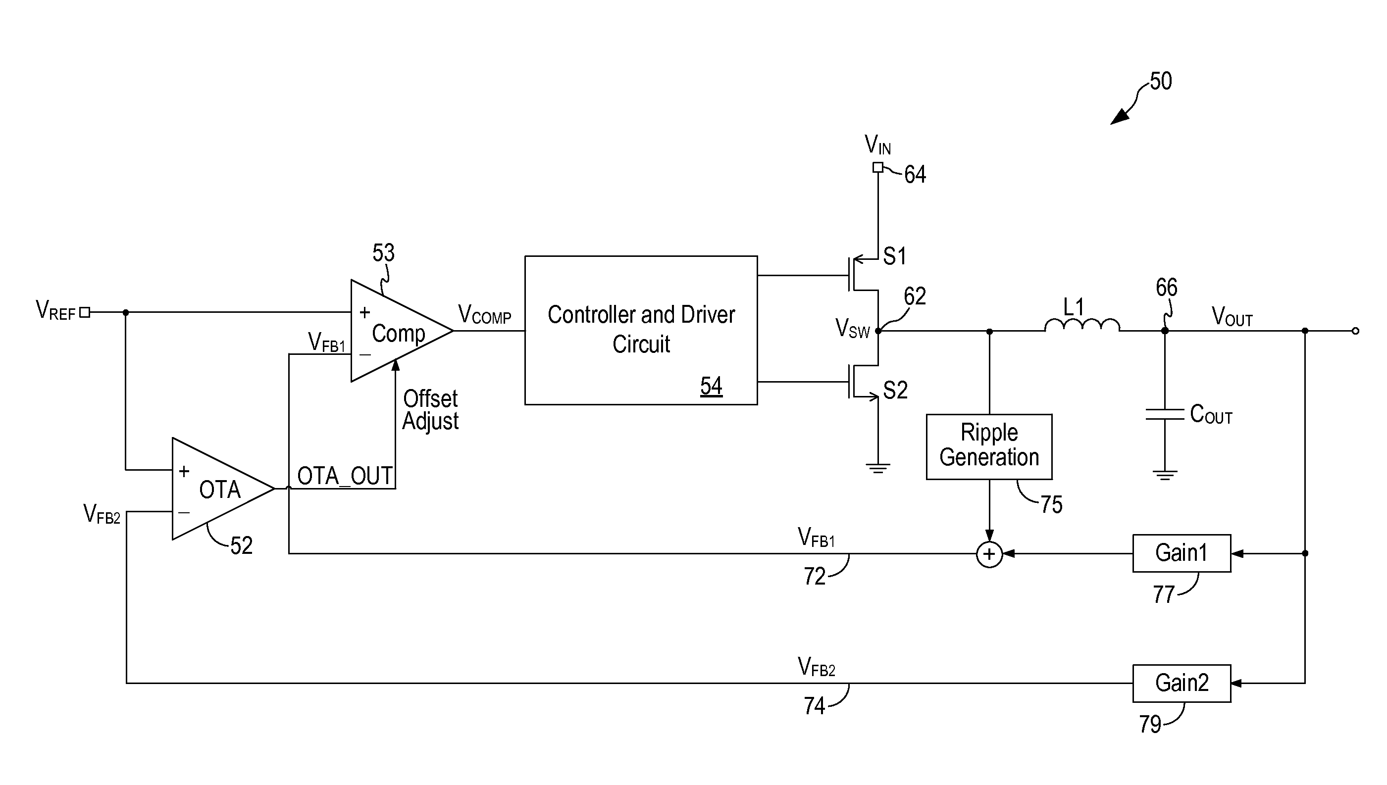 Buck dc-dc converter with accuracy enhancement