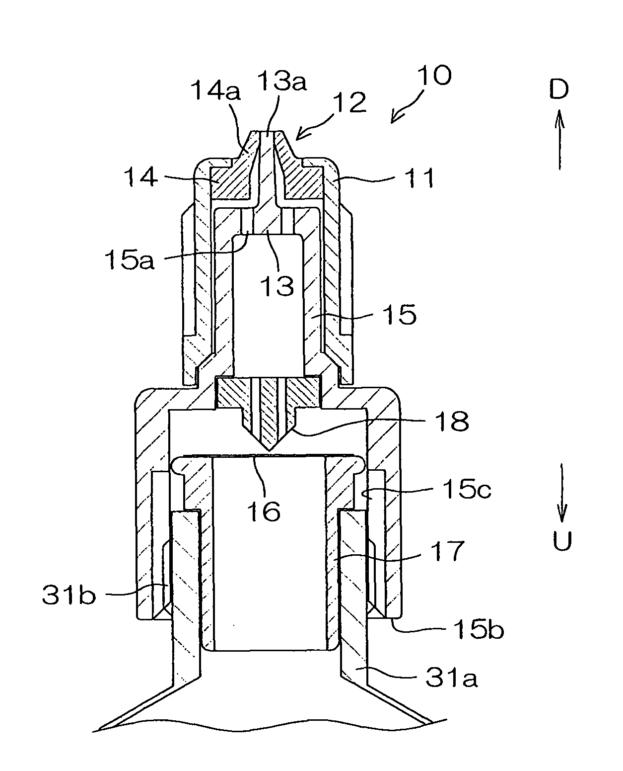 Delivery device, delivery container, and eye dropper provided with the same