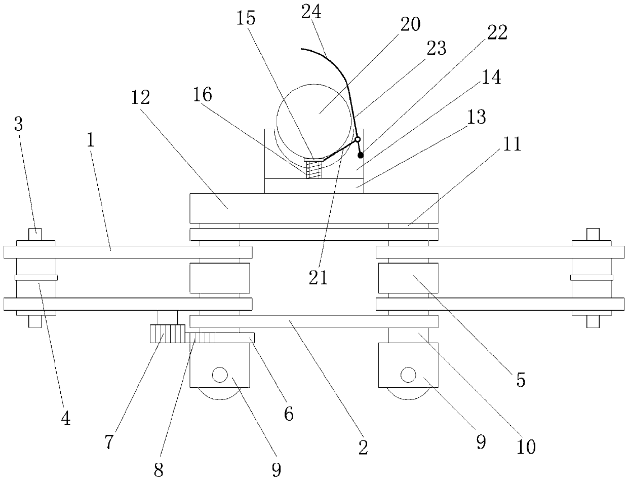 A stable transport chain for rod-shaped workpieces