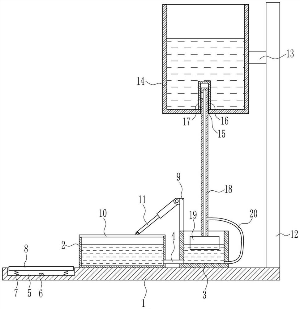 A kind of automatic water feeding equipment for animal husbandry