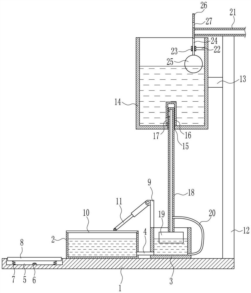 A kind of automatic water feeding equipment for animal husbandry