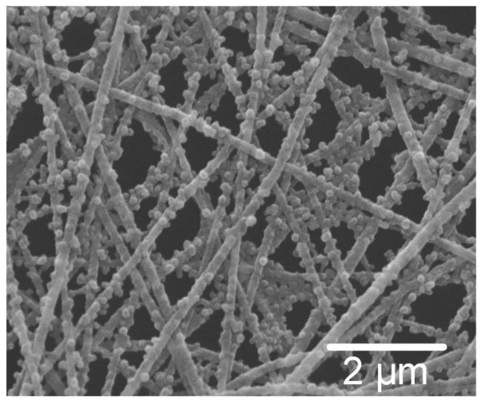 Bead-like nanofiber fuel filter membrane and preparation method thereof