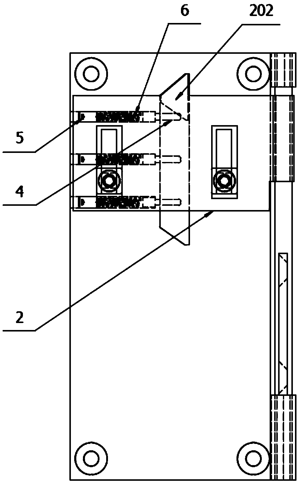 Multi-pose stop control hinge lock and door provided with same