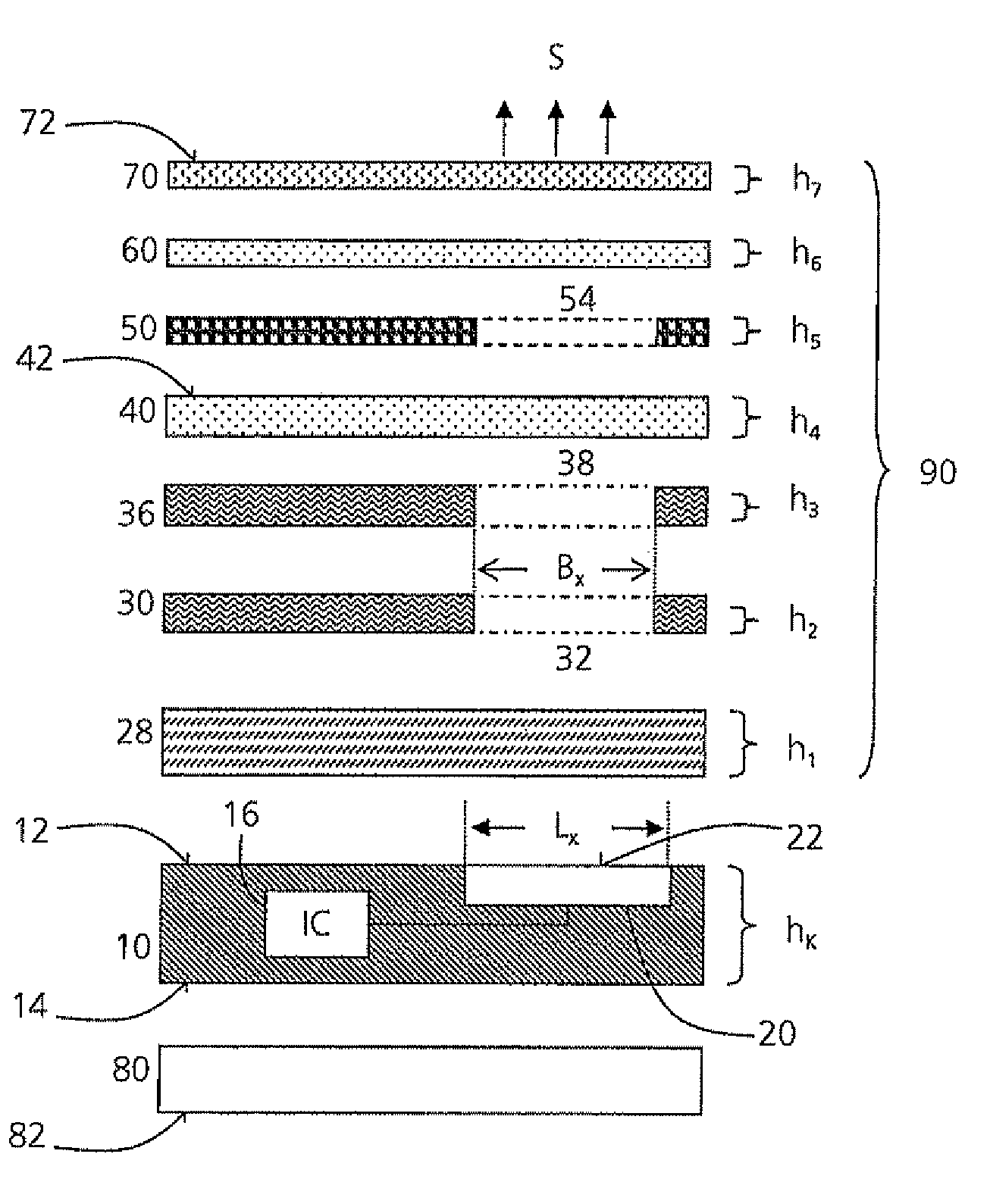 Method for producing a finishing layer containing a window for a portable data storage medium and said finishing layer