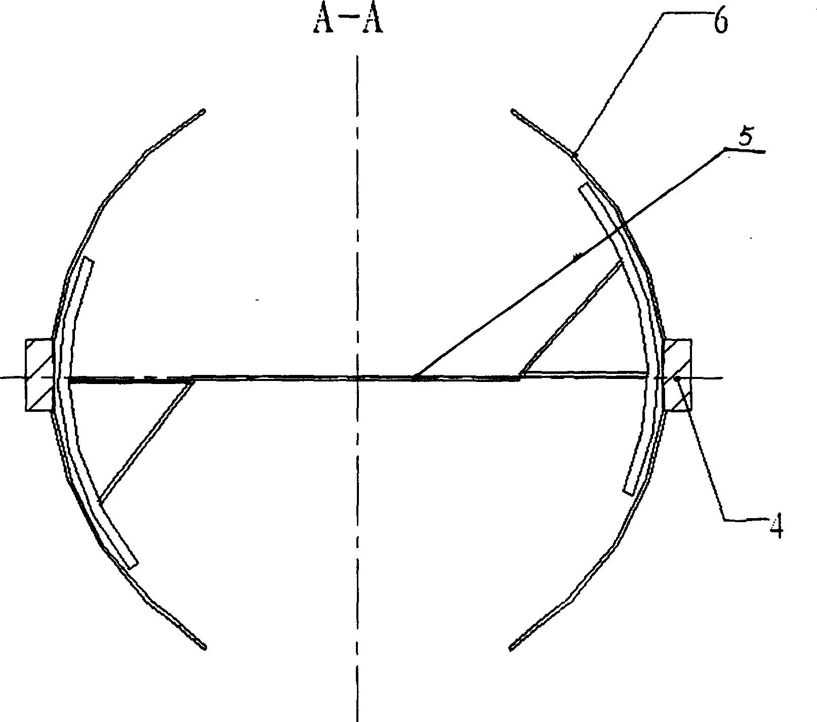 Repulsion type magnetic-suspension rotating door device