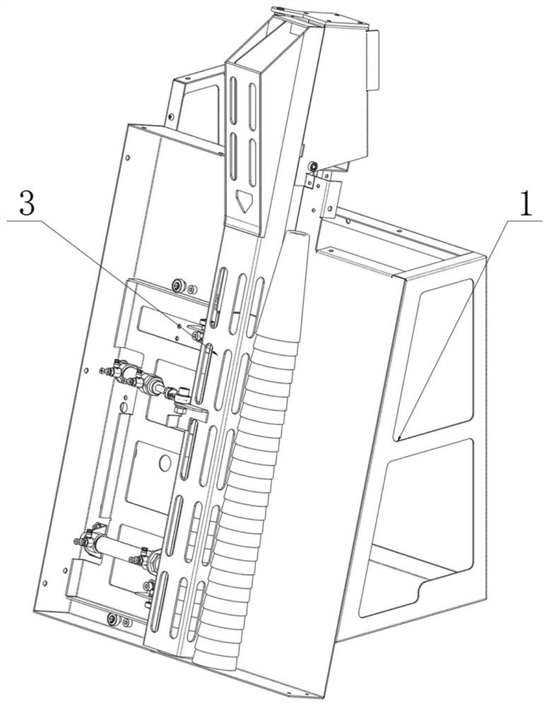 Automatic discharging mechanism for stringed pagoda tubes