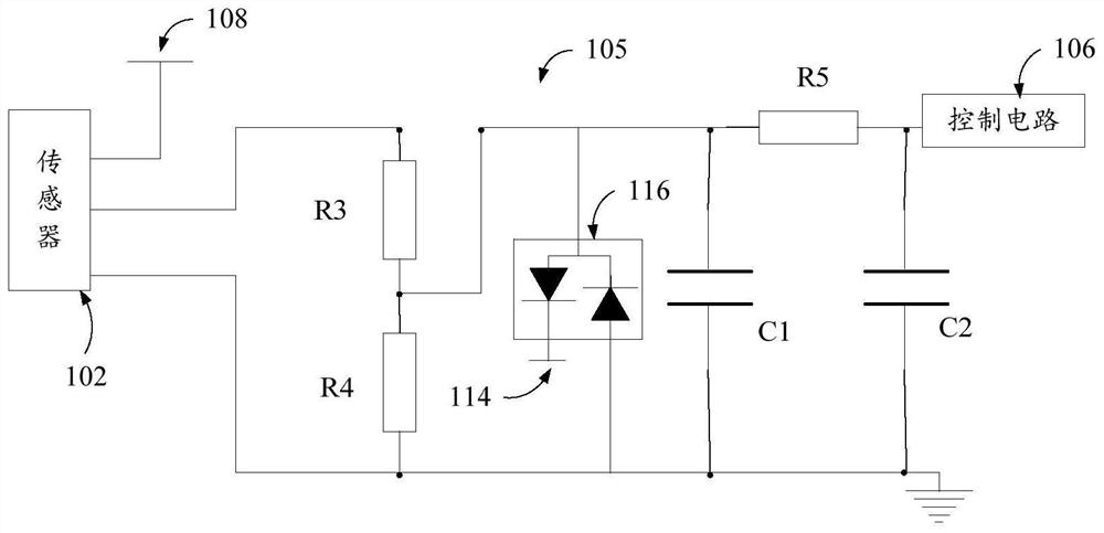 Sensor detection circuit, drive control circuit board, electronic equipment and air conditioner