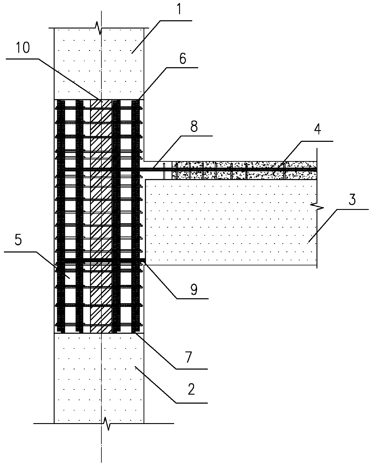 A joint connection method of vertical prefabricated components