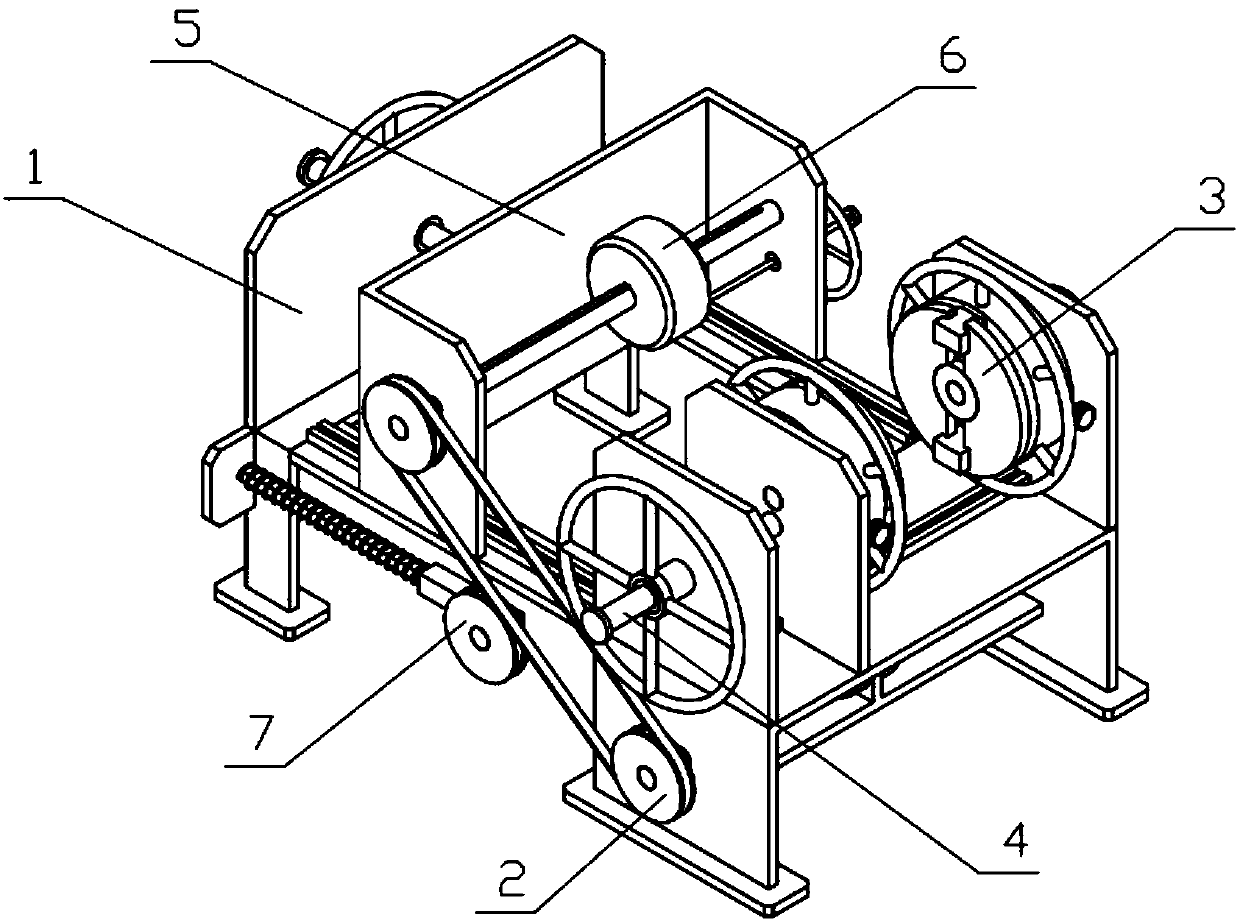 A machining grinding device
