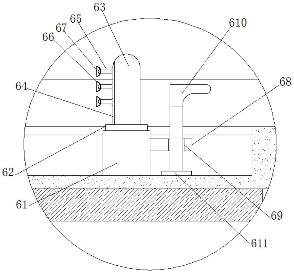 A circular ashtray flushing device