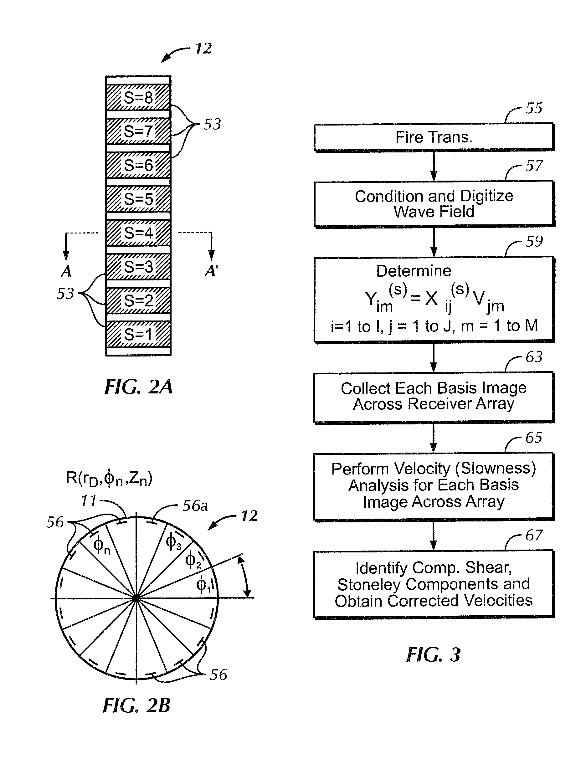 Borehole apparatus and methods for simultaneous multimode excitation and reception to determine elastic wave velocities, elastic modulii, degree of anisotropy and elastic symmetry configurations