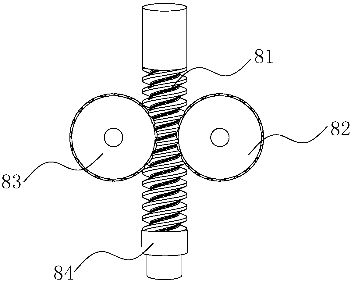 Shaft part center aligning mechanism
