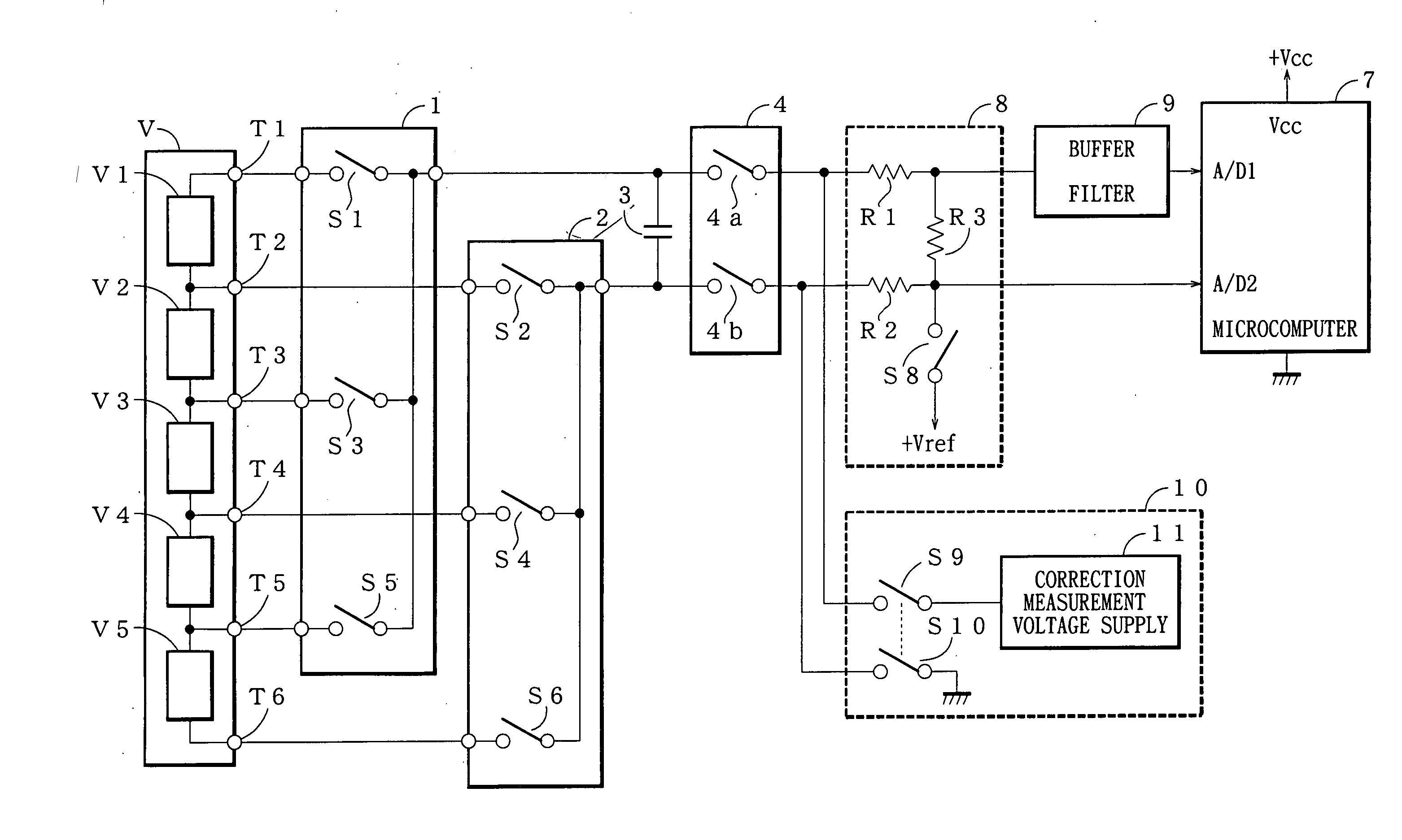 Method of voltage measurement and apparatus for same