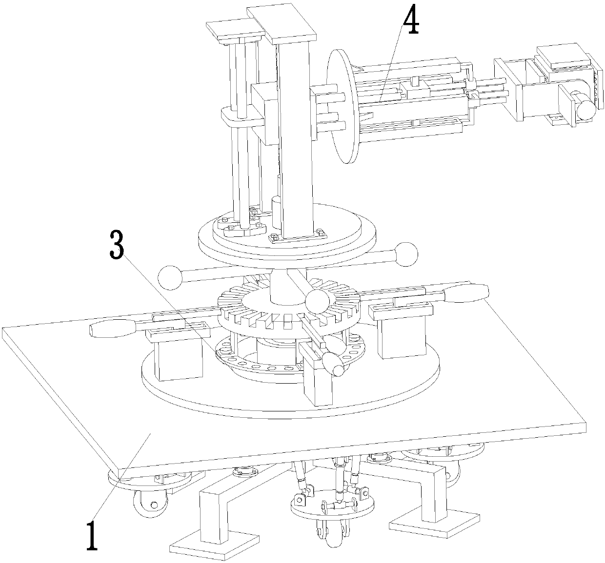 A high-altitude glass fully automatic wiping all-in-one machine