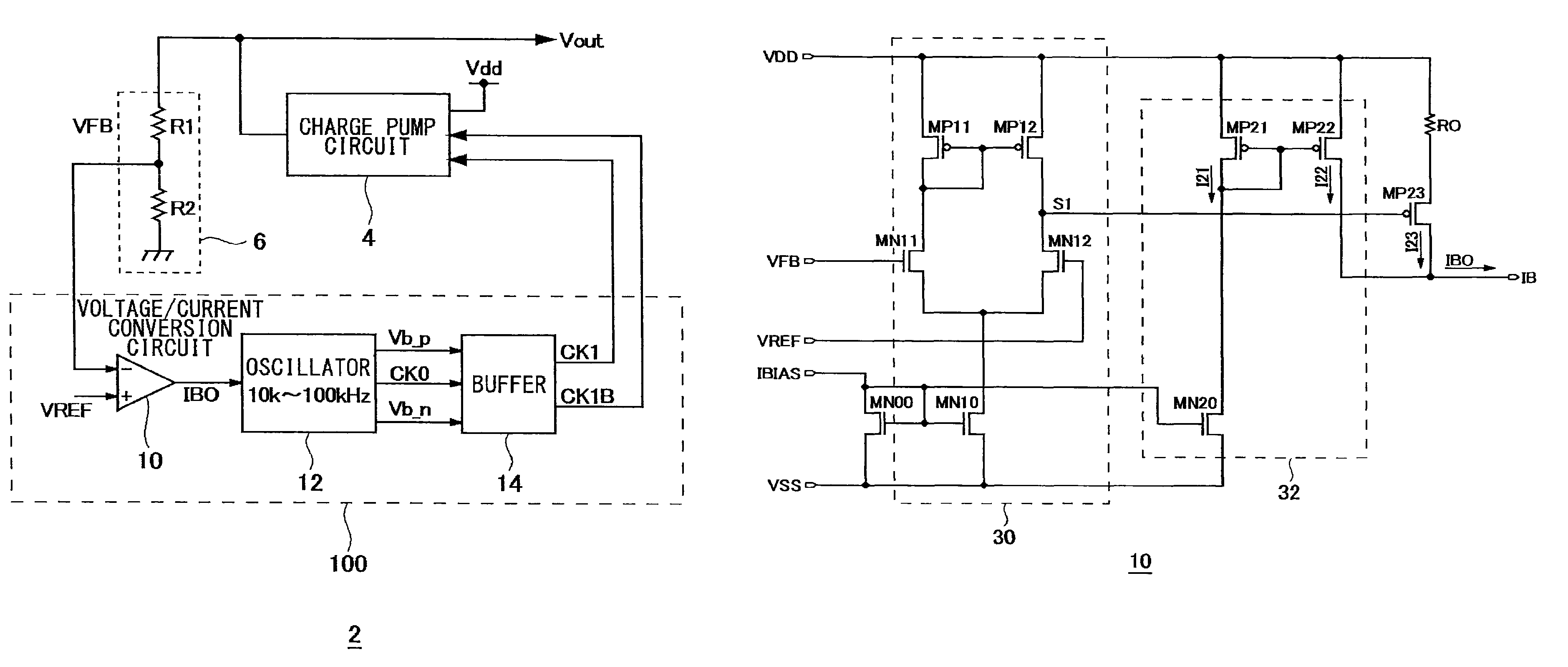 Control circuit and control method for charge pump circuit