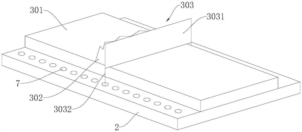 Rainfall-induced dangerous rock falling simulation device