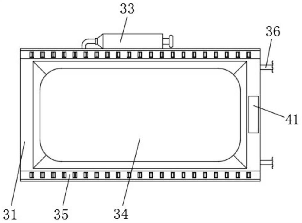 Building tool transportation device with clamping mechanism for building assembly