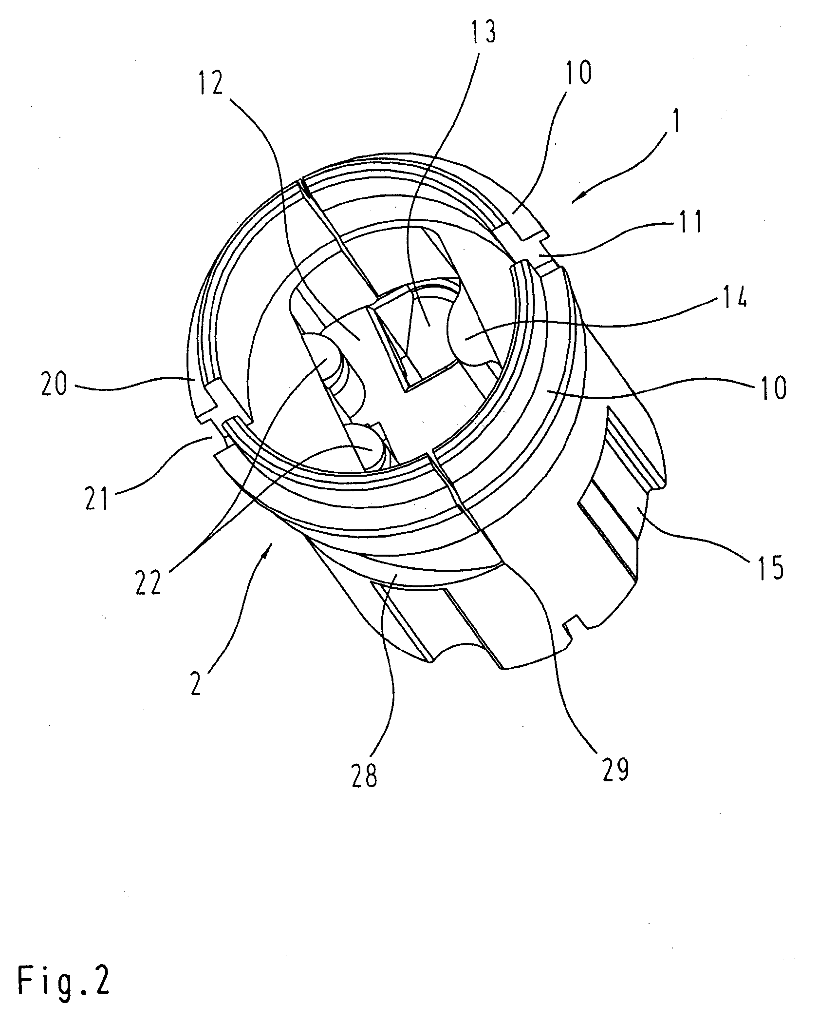 Contact element for shielded connectors