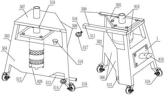 Single use electric pole righting device for power rush repair