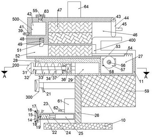 A rock wall drilling drone suitable for small blasting scenes