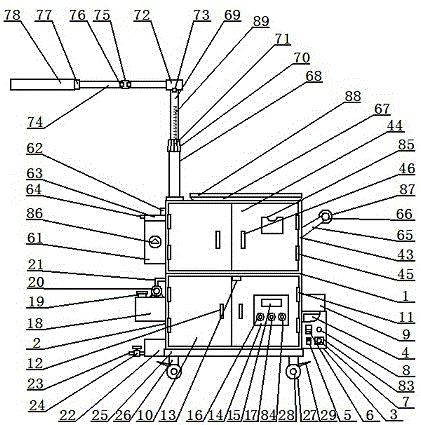 Dissecting instrument storage device