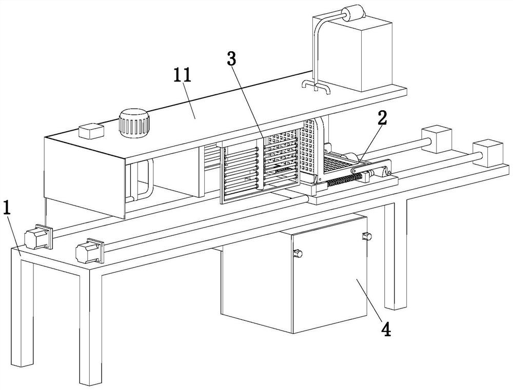 Meat product processing device with disinfection and sterilization functions