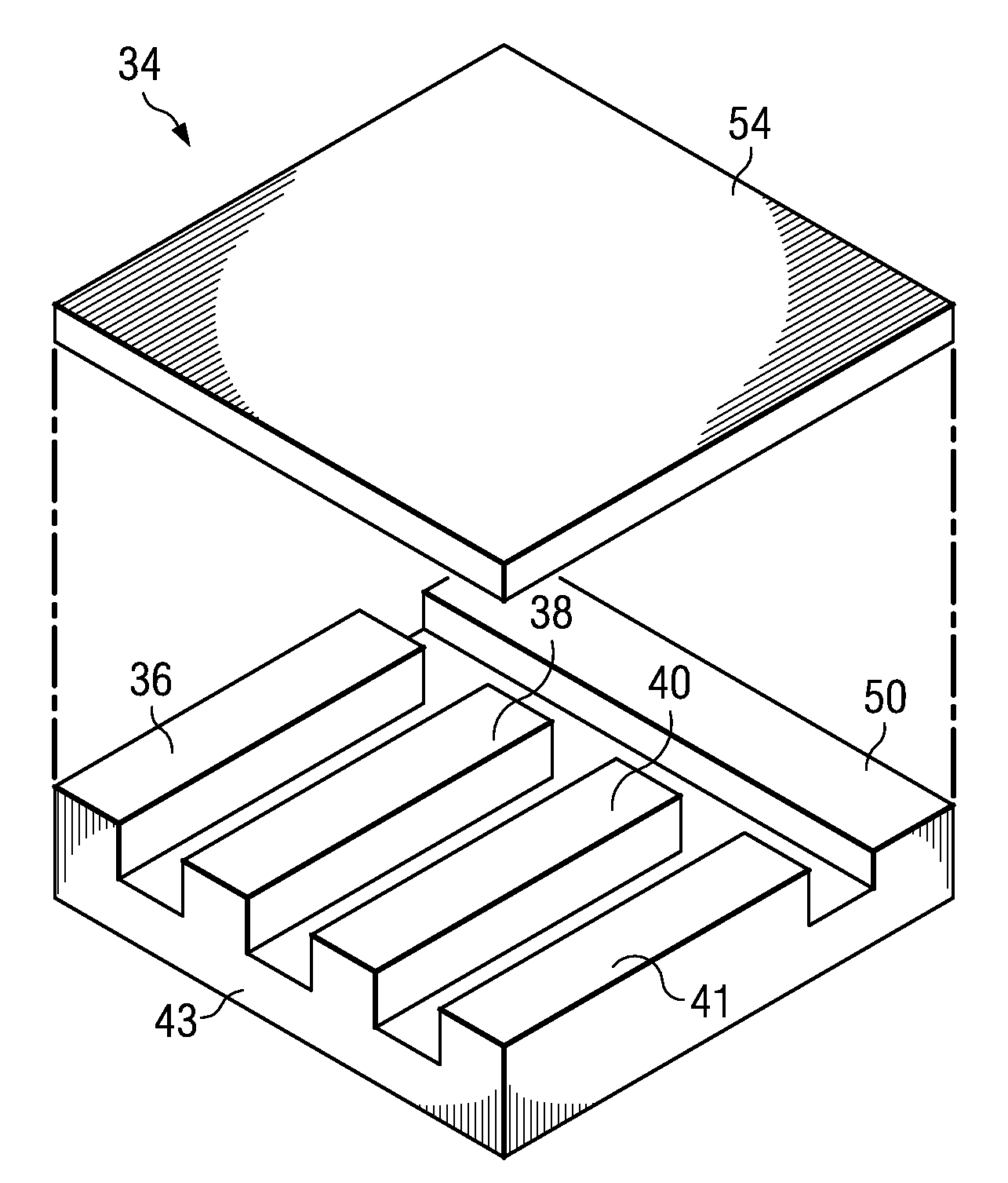 Extended E matrix integrated magnetics (MIM) core