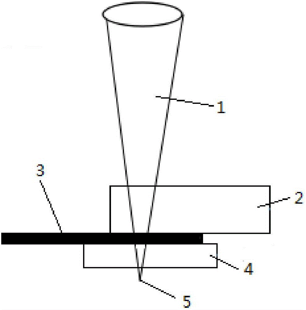 Method for laser welding of vibration motor clip and mass block