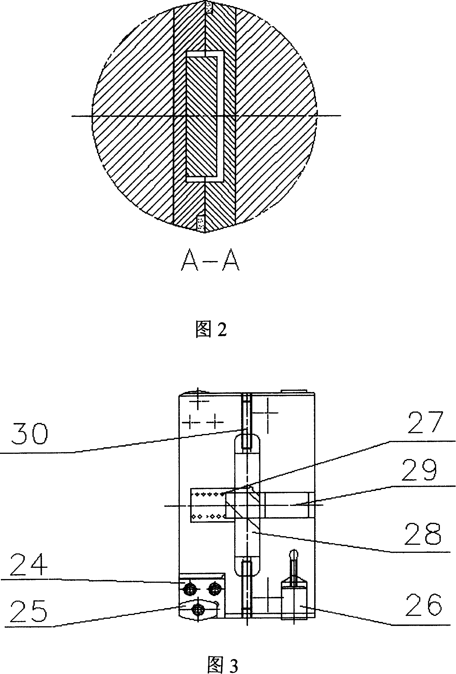 Combined boring head for deep hole