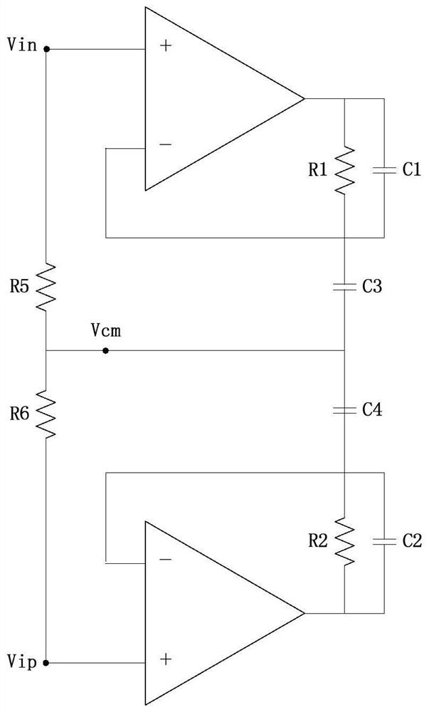 Analog front-end circuit of bioelectric sensor