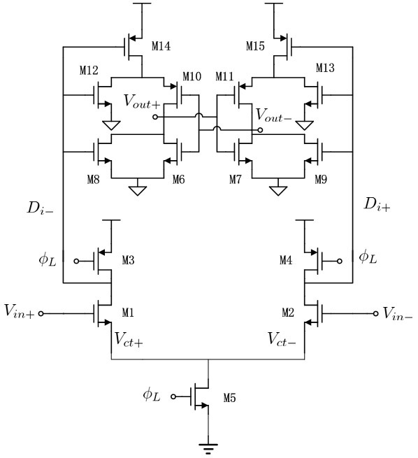 Dynamic comparator circuit of super-speed flash type analog-to-digital converter