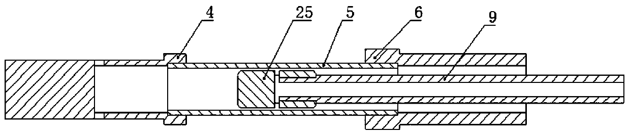 A magnetorheological polishing method and device for the inner wall of a titanium alloy tube