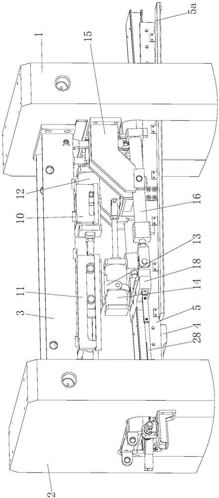 Compact type rolling line adjusting device