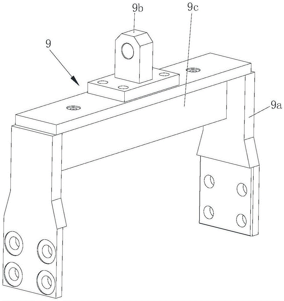 Compact type rolling line adjusting device